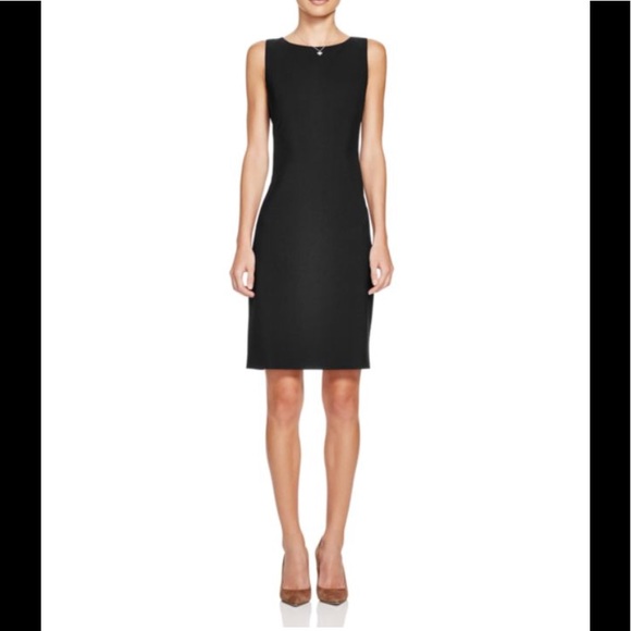 Theory Dresses & Skirts - Theory Betty Sheath Dress Size 2 Black Lite Damage